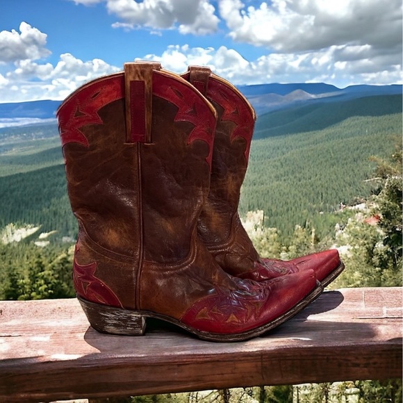 Vintage Old Gringo handmade in Mexico gorgeous hand stitching SZ9.5 - Picture 14 of 17
